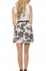 SCOASE DIN STOC - Rochie de zi Analys White-Grey