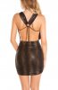 ROCHII ELEGANTE - Rochie eleganta cu efect metalizat Karla Brown