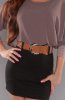 SCOASE DIN STOC - Rochie office Calea Cappuccino