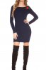 ROCHII TRICOT - Rochie tricot Pavla Dark Blue