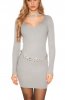 ROCHII TRICOT - Rochie tricot Ashya Grey
