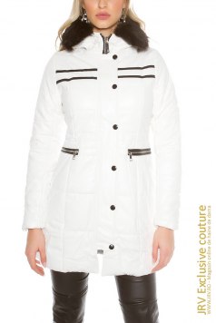 Geaca Jamya White - Magazin online haine de dama Fashion