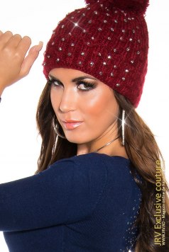 Caciula Sellina Bordeaux - Magazin online haine de dama Fashion