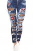 PANTALONI / BLUGI - Blugi Flower Style and Pearls