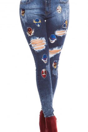 Blugi Funny Style din Colectia de PANTALONI / BLUGI