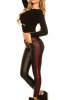 PANTALONI / BLUGI - Pantaloni Leatherlook Red