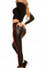 PANTALONI / BLUGI - Pantaloni Leatherlook Red
