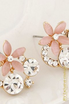 Cercei Jamya Pink - Magazin online haine de dama Fashion