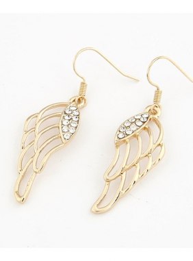 Cercei Angel Wings Golden din Colectia de cercei JRV.ro