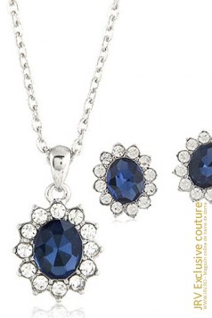 Set Hadiya Silver-Blue - Magazin online haine de dama Fashion