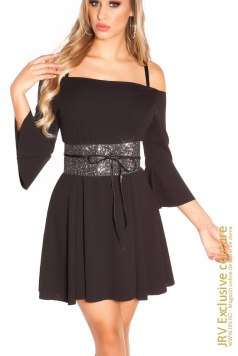 Centura Ybbie Black-Silver - Magazin online haine de dama Fashion