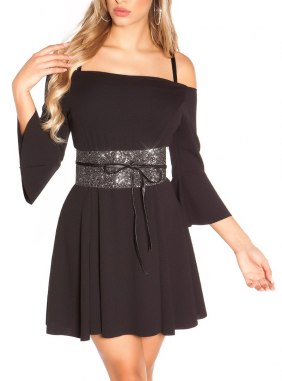 Centura Ybbie Black-Silver din Colectia de centuri / curele JRV.ro