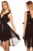 ROCHII DE SEARA - Rochie eleganta cu glitter Romyna Black