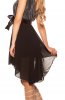 ROCHII DE SEARA - Rochie eleganta cu glitter Romyna Black-Silver
