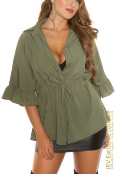 Bluza Molly Khaki - Magazin online haine de dama Fashion