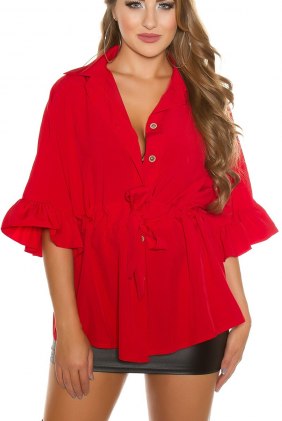 Bluza Molly Red din Colectia de BLUZE