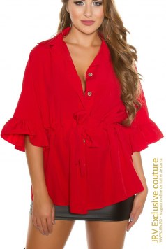 Bluza Molly Red - Magazin online haine de dama Fashion