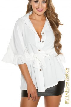 Bluza Molly White - Magazin online haine de dama Fashion