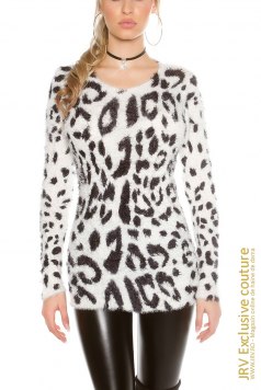 Pulover Abaghel Cream - Magazin online haine de dama Fashion