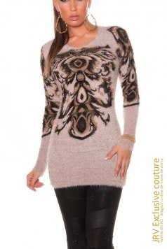 Pulover Emma Beige - Magazin online haine de dama Fashion