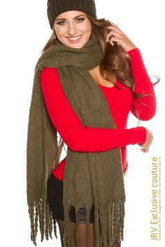 Esarfa Ema Khaki - Magazin online haine de dama Fashion