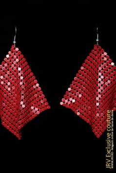 Cercei Hester Red - Magazin online haine de dama Fashion