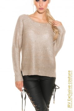 Pulover Nerys Cappuccino - Magazin online haine de dama Fashion