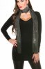 SCOASE DIN STOC - Esarfa Yvonne Black-Silver