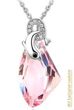 Colier Love of Dolphin Pink - Magazin online haine de dama Fashion
