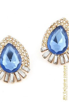 Cercei Luxurious Blue - Magazin online haine de dama Fashion