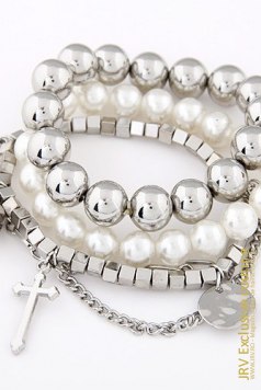 Bratara Amina Silver - Magazin online haine de dama Fashion