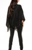 SCOASE DIN STOC - Poncho Arabella Black