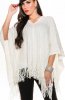 SCOASE DIN STOC - Poncho Arabella White
