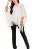 SCOASE DIN STOC - Poncho Arabella White