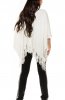 SCOASE DIN STOC - Poncho Arabella White