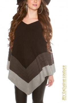 Poncho Bertha Black - Magazin online haine de dama Fashion