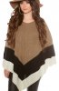 CARDIGANE / PONCHO - Poncho Bertha Cappuccino