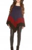 CARDIGANE / PONCHO - Poncho Bertha Dark Blue