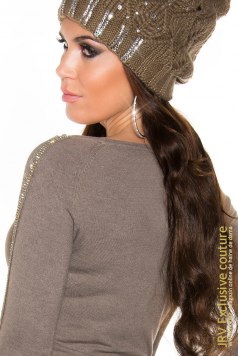Caciula Elya Cappuccino - Magazin online haine de dama Fashion