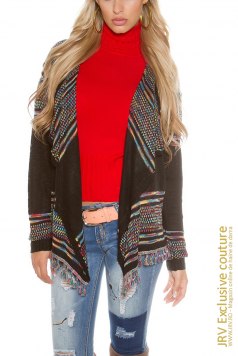 Cardigan Evelina Black - Magazin online haine de dama Fashion