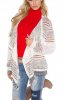CARDIGANE / PONCHO - Cardigan Evelina White