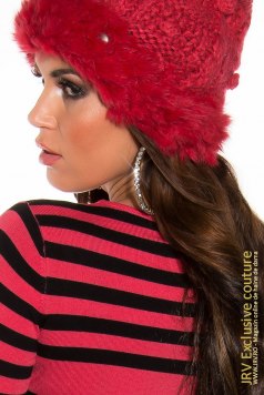Caciula Ashy Coral - Magazin online haine de dama Fashion