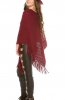 CARDIGANE / PONCHO - Poncho Akacia Bordeaux