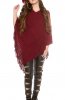 CARDIGANE / PONCHO - Poncho Akacia Bordeaux