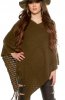 PULOVERE / CARDIGANE - Poncho Akacia Khaki