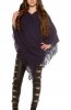 CARDIGANE / PONCHO - Poncho Akacia Dark Blue
