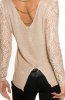 DE VARA - Pulover Kristine Beige