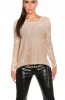 DE VARA - Pulover Kristine Beige