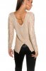 DE VARA - Pulover Kristine Beige