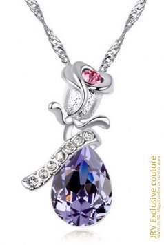 Colier Kathalyn Purple - Magazin online haine de dama Fashion